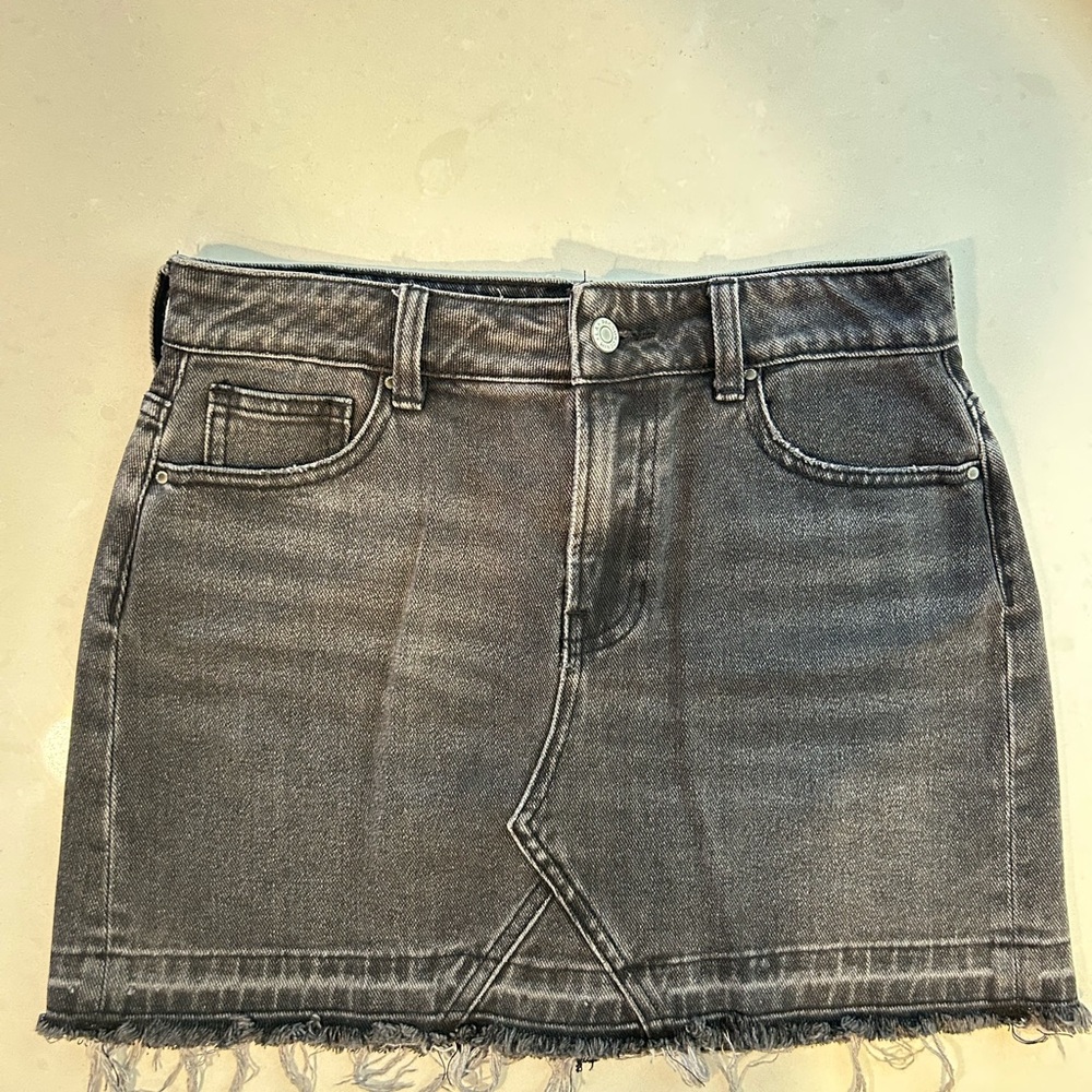 PacSun Black Denim Skirt